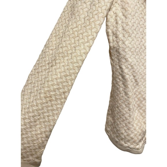 Giorgio Armani Cream‎ White 3 Button Blazer Jacket Size 4 Cotton Silk Stretch - Picture 4 of 7